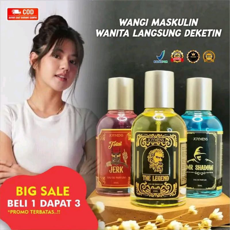 Beli 1 Dapat 3 Parfum Joymens The Series Original Wangi Tahan Lama