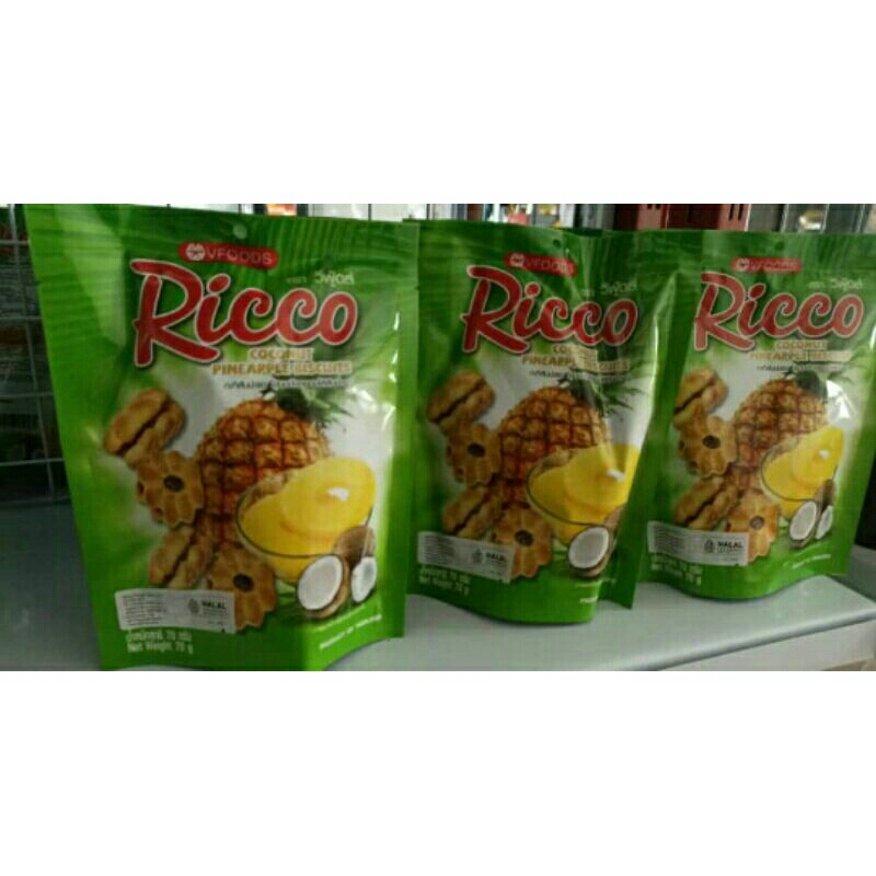 

Vfoods Ricco Biskuit Nanas Kelapa Termurah