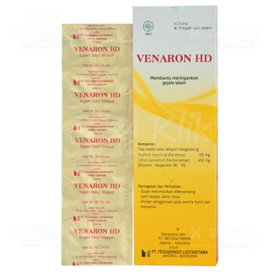VENARON HD 10 KAPSUL / MENGOBATI WASIR / AMBEYEN