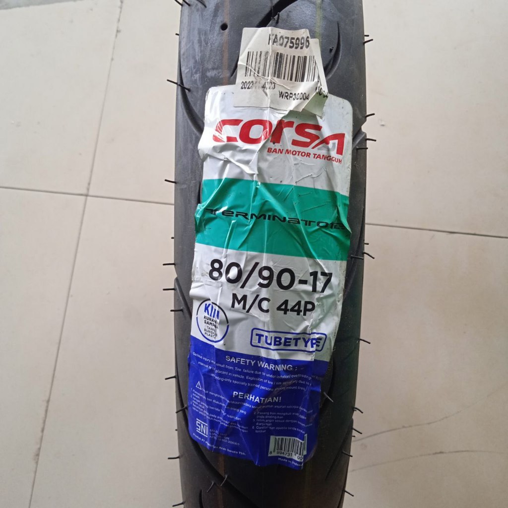 Ban luar Corsa Terminator Tubetype (non tubeless) 80/90-17