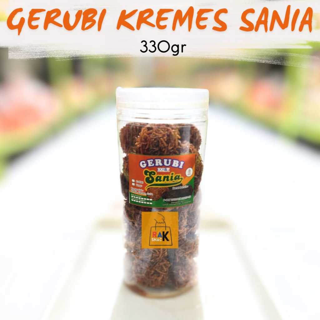 

GERUBI KREMES SANIA 350gr | Cemilan Murah 1 Pouch