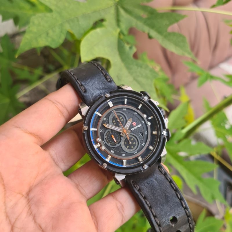 Jam Tangan Pria Kulit Expedition Original Second Bekas Berkualitas Preloved