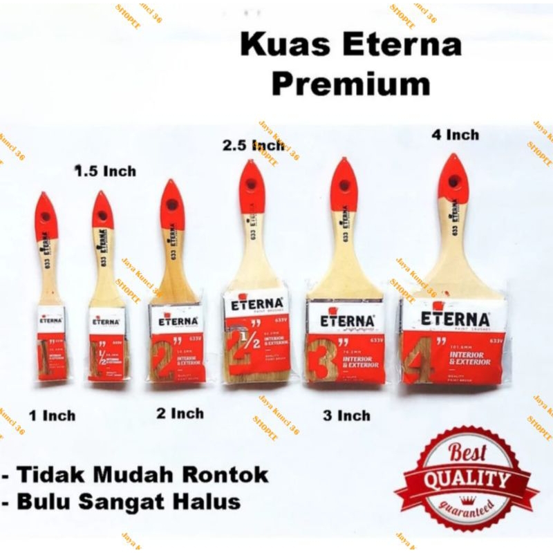 Kuas Cat ETERNA 1 " inch - Kuas Cat 663 Eterna - 1 inch