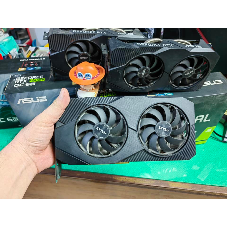 ASUS DUAL GAMING GeForce RTX 2060 EVO OC 6GB GDDR6 BEKAS