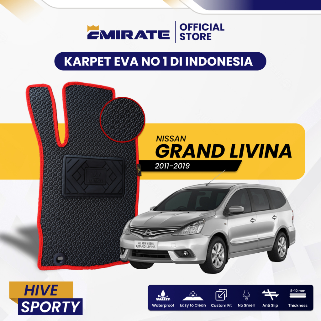 Karpet Mobil Nissan Grand Livina (2011-2019) | Force - Tipe Elite