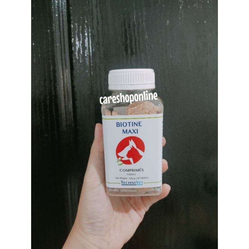 Biotine Maxi 100gr isi 30tablet / Vitamin Bulu Anjing Kucing