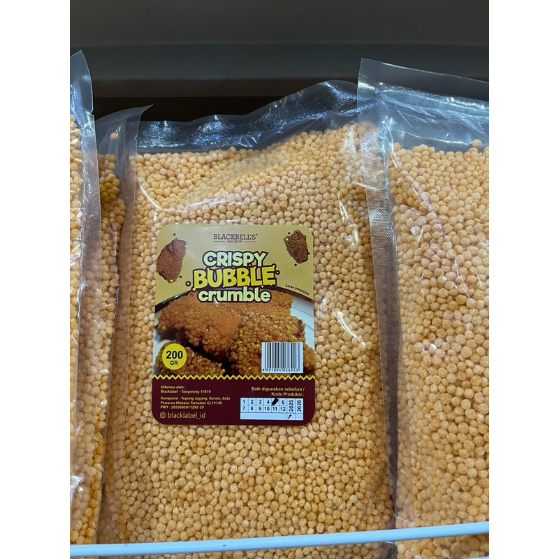 

Blackbell's Crispy Bubble Crumb untuk nugget - 200gr