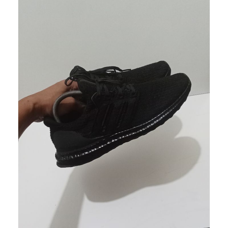 Sepatu Adidas Ultraboost 4.0 Triple Black Second Original 42