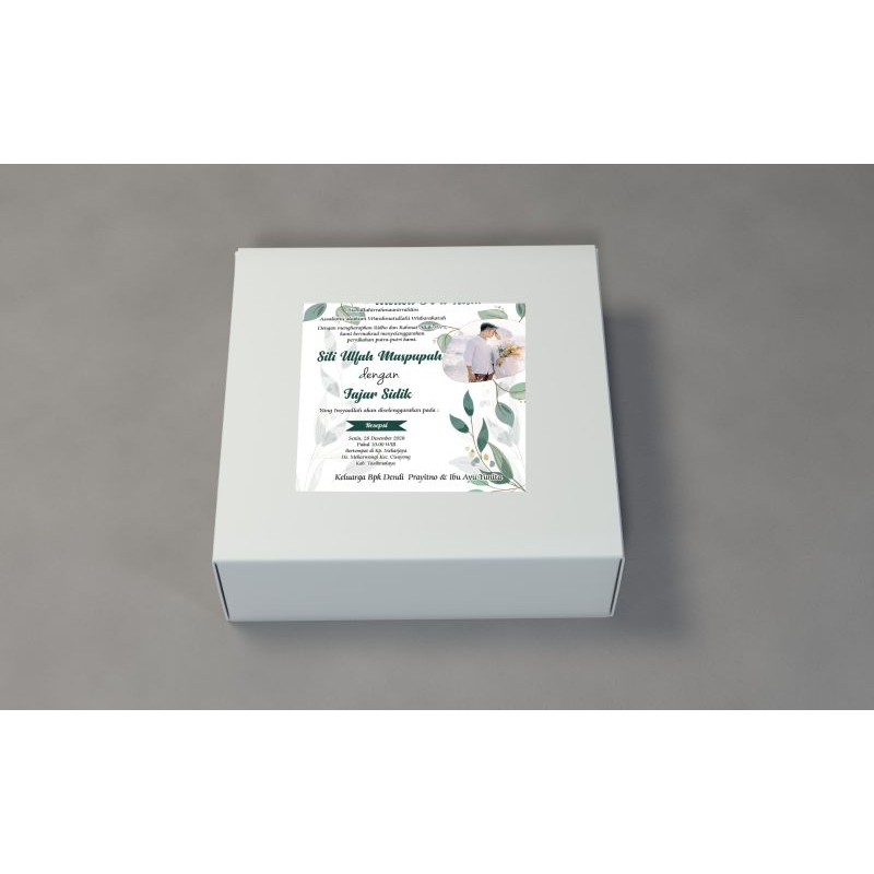 

LABEL TONJOKAN UNDANGAN TONJOKAN full color print undangan walimahan