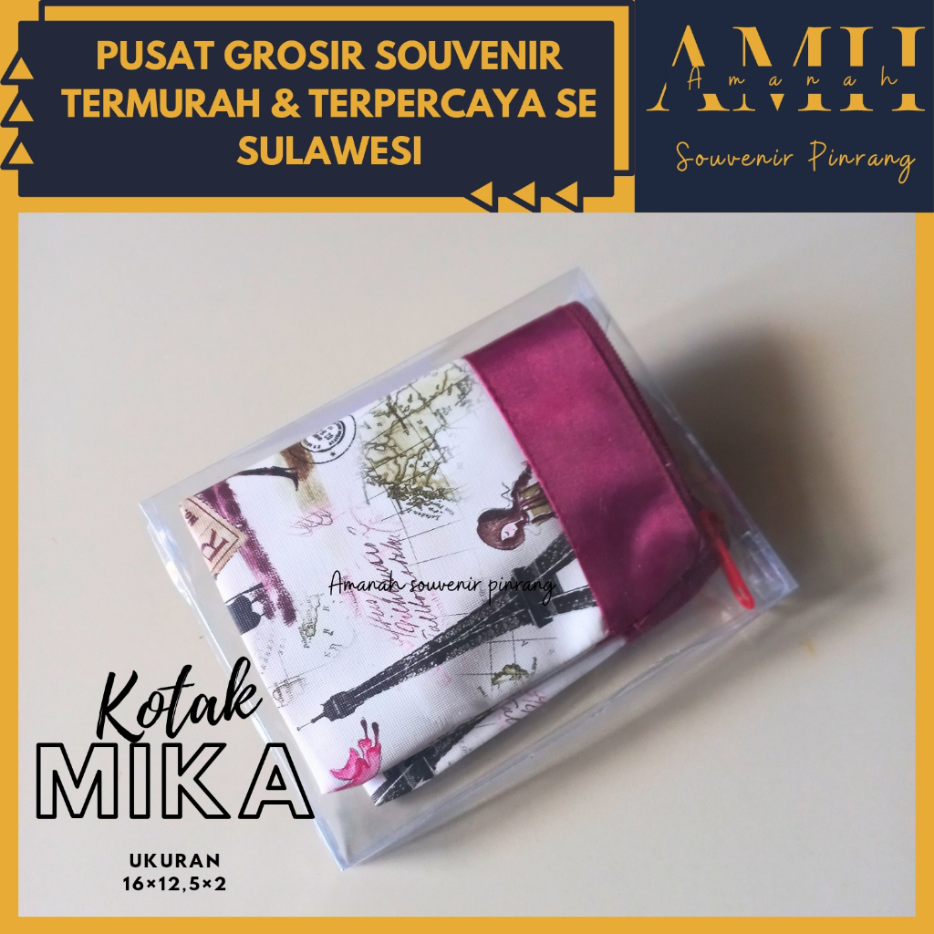 

( isi 10pcs ) Kotak Mika Kemasan Souvenir Uk 16 x 12,5 x 2 Box Mika Souvenir Murah