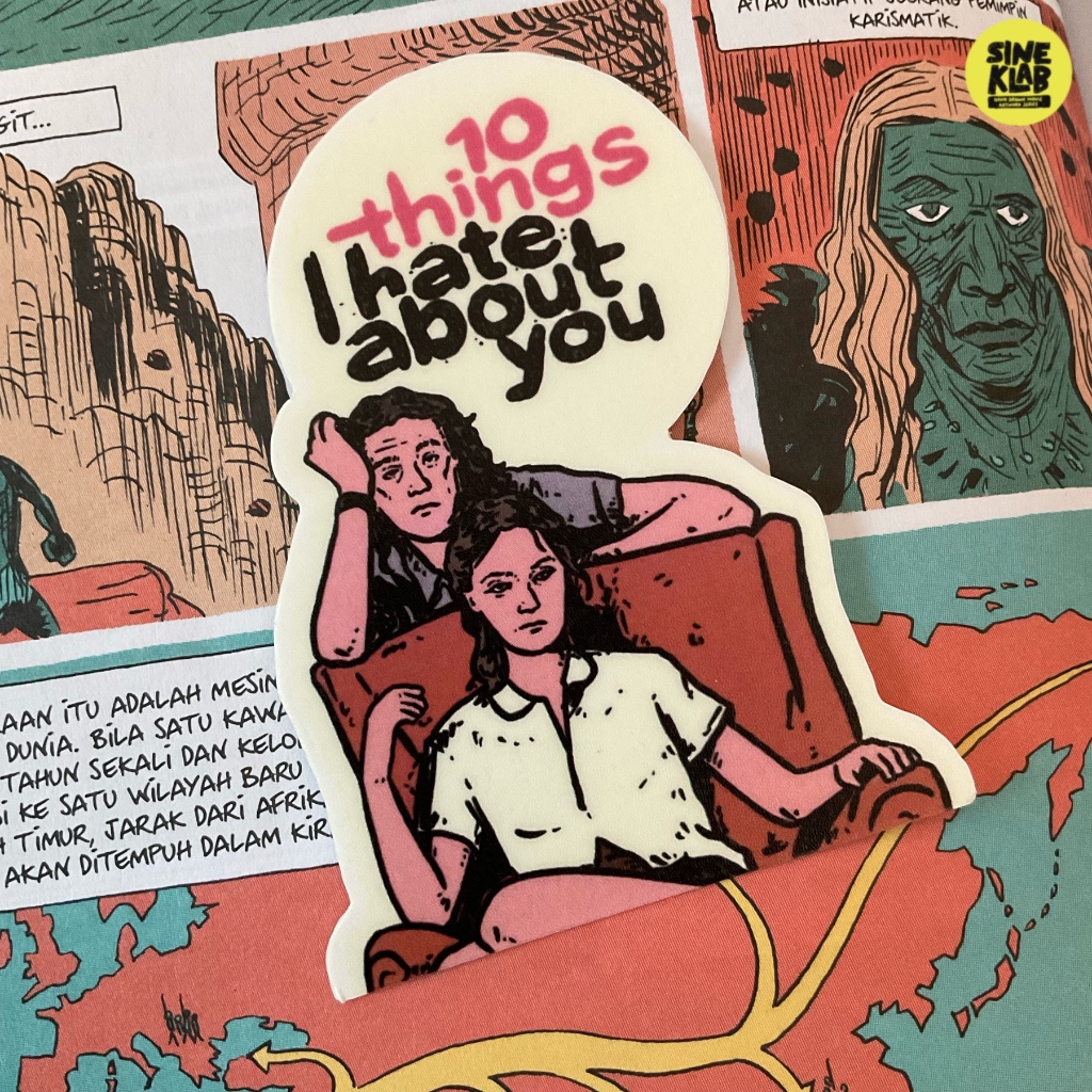 

sineklab - Sticker 10 THINGS I HATE - Edisi Sticker Film / Movie / Cinema / Series / Sticker Laptop