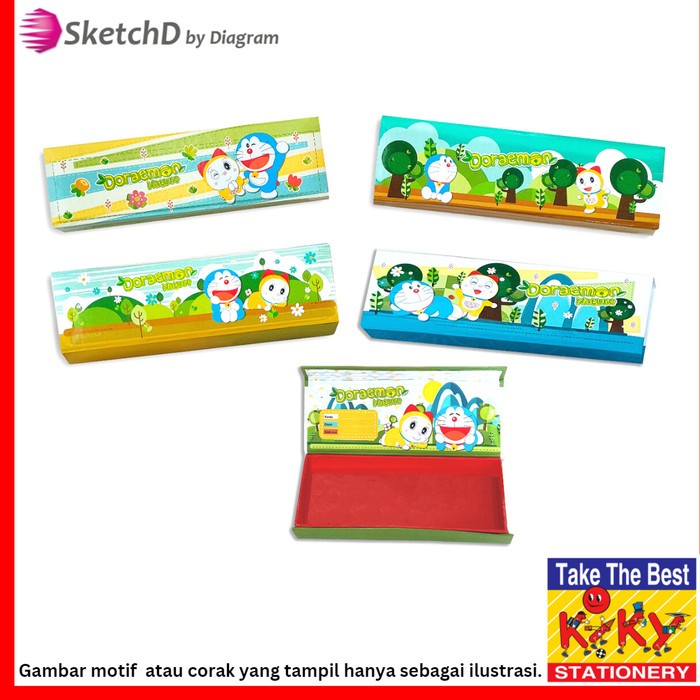 

Kiky Pencil Case Magnetic Mini / Kotak pinsil magnet motif doraemon