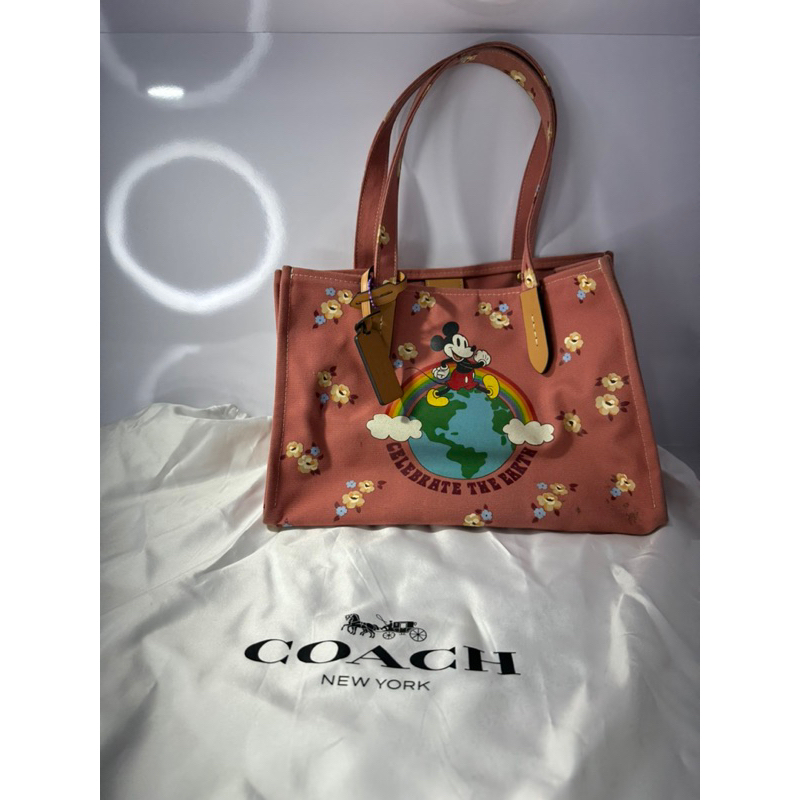 coach x disney mini tote bag