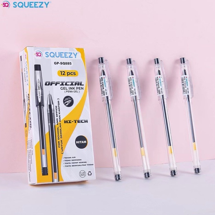 

Klaim promo 12pc HI TECH SQUEEZY 28MMPEN GEL HITECH HITECH Murah Hi tech H