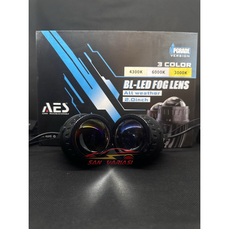 AES BILED FOGLAMP 2INC 3COLORS ALL WEATHERS