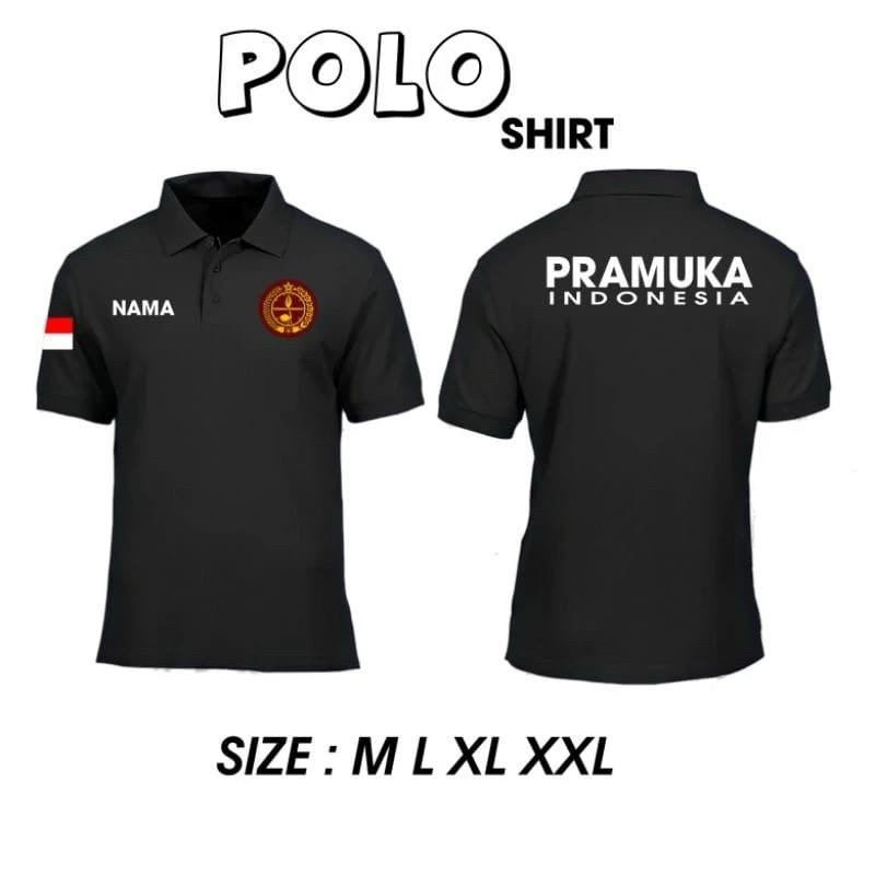 kaos/poloshirt pramuka indonesia