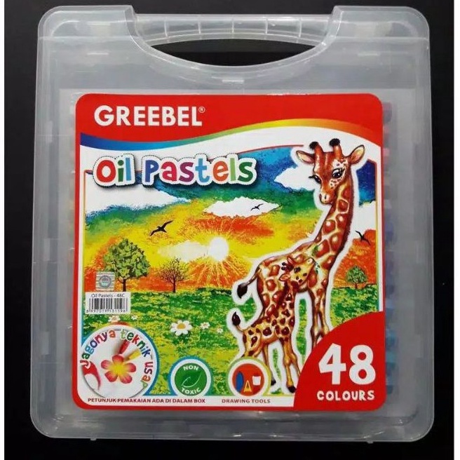 

KODE H33Q crayon oil pastel Greebel isi 48