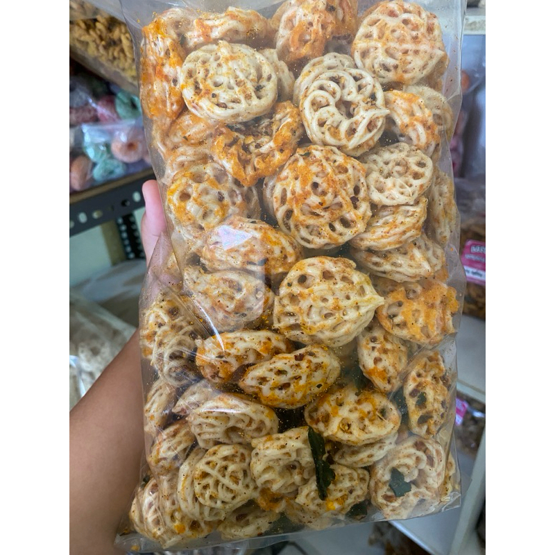 

Kerupuk seblak rafael/mawar kemasan repack