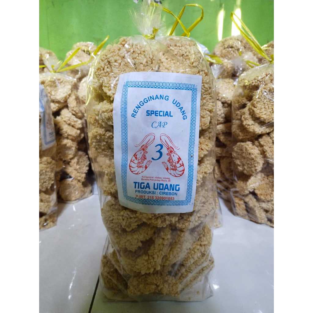 

1 Bal Rengginang Udang isi 1kg Tebal Besar Khas cirebon