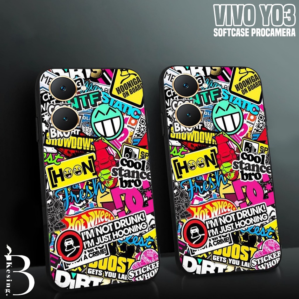 Case VIVO Y03 - Casing VIVO Y03 Motif GRAFF - Silikon Hp VIVO Y03 - Kesing Hp VIVO Y03 - Softcase Pr