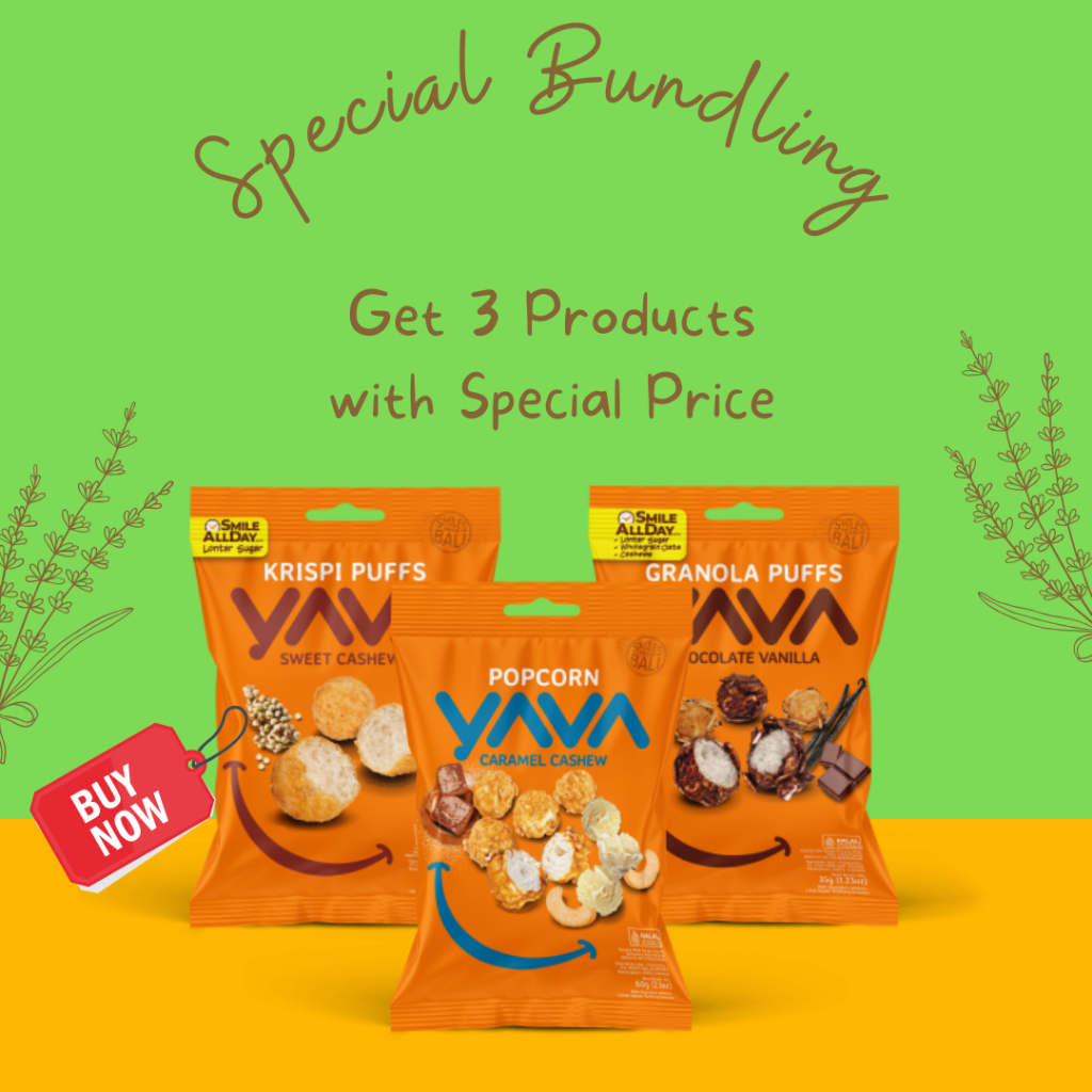 

PROMO YAVA Camilan Sehat Paket 3 pcs Paket D | GRANOLA GEMILANG