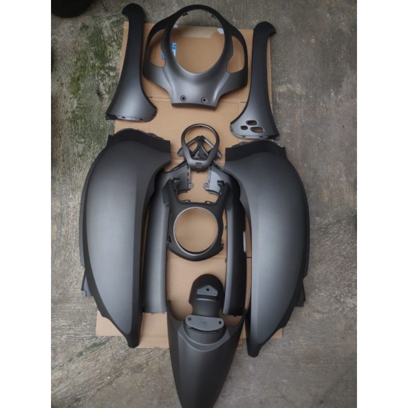 Paketan Fullset Body Halus Scoopy new 2021-2024 prestige K2F Coklat Doff Original
