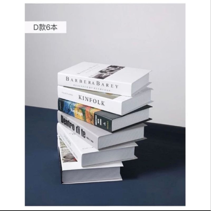 buku palsu Dekorasi Kamar Aesthetic Tidur Pajangan Rumah Unik fake dummy Book mainan Foto Produk Pro