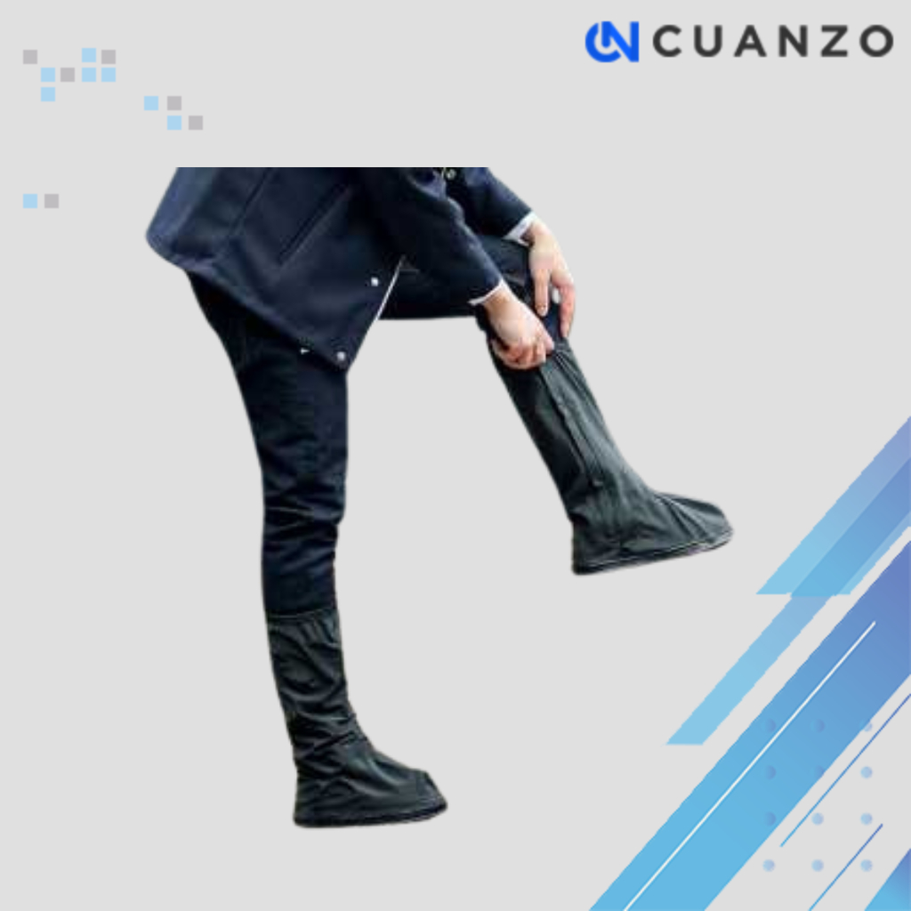 Pelindung Sepatu Anti Hujan Reusable Rain Boot Cover / Rain Cover Sarung Mantel Pelindung Pembungkus