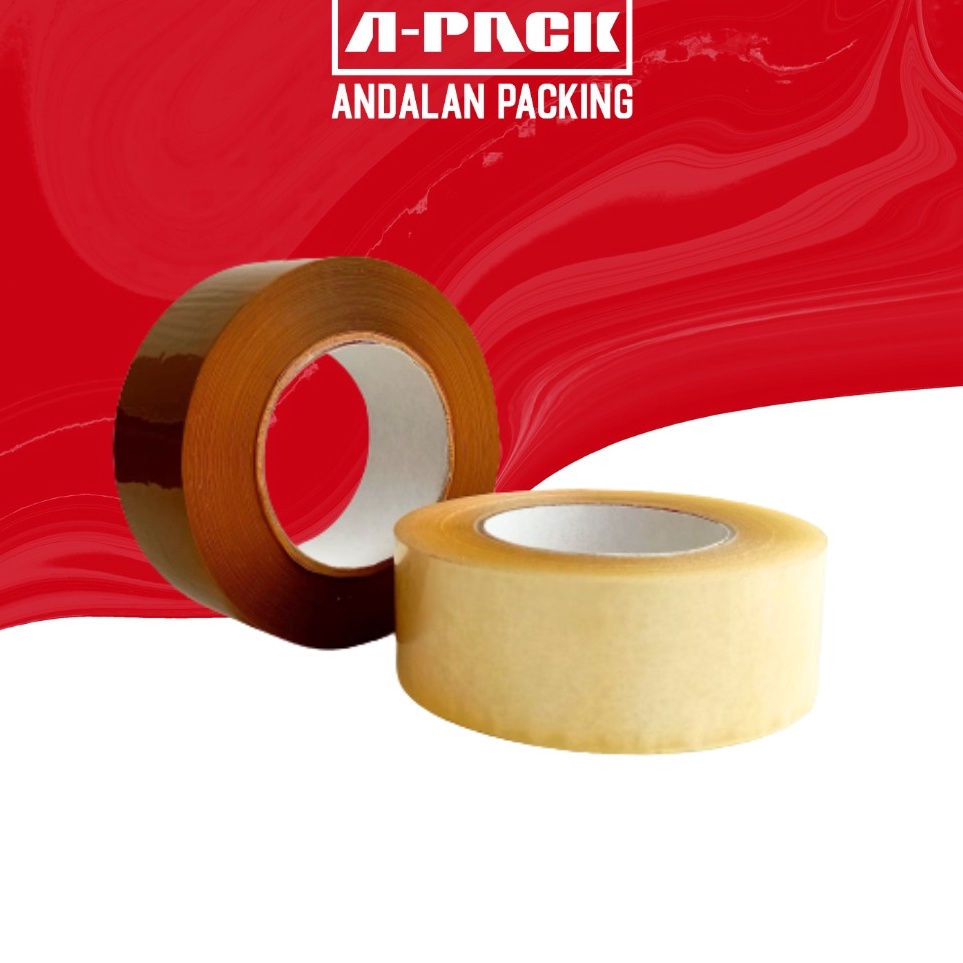 

Promo Max Lakban Jumbo BeningCokelat GIANT 2inch 45mm x 3yard