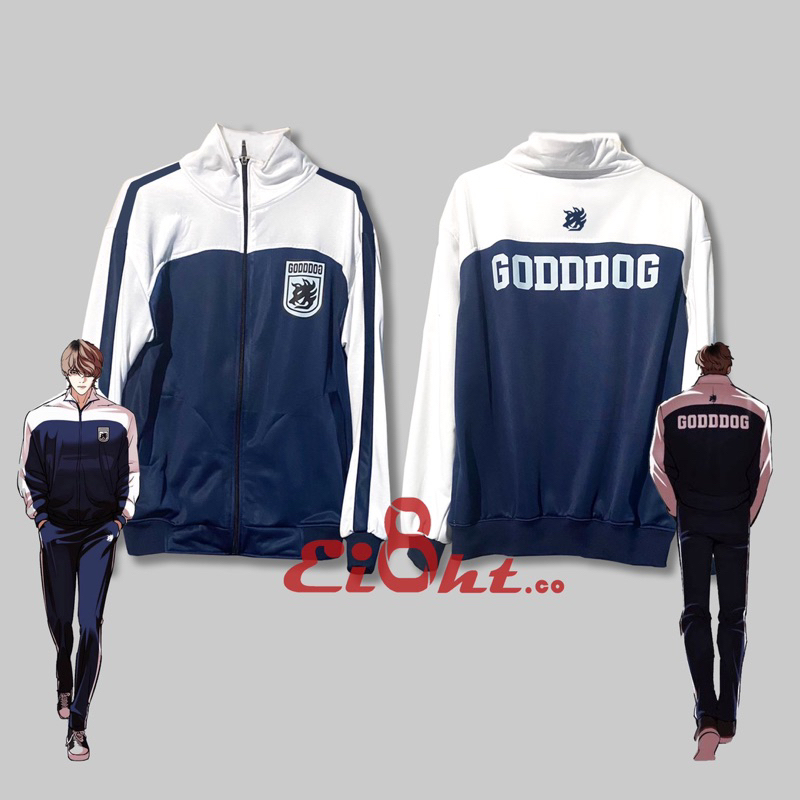 Jaket Tracktop Godddog Yohan For Fight Manhwa Korea Allied