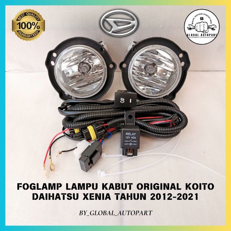 Foglamp Lampu Kabut Xenia tahun 2012 2013 2014 2015 2016 2017 2018 2019 2020 2021 Original Koito