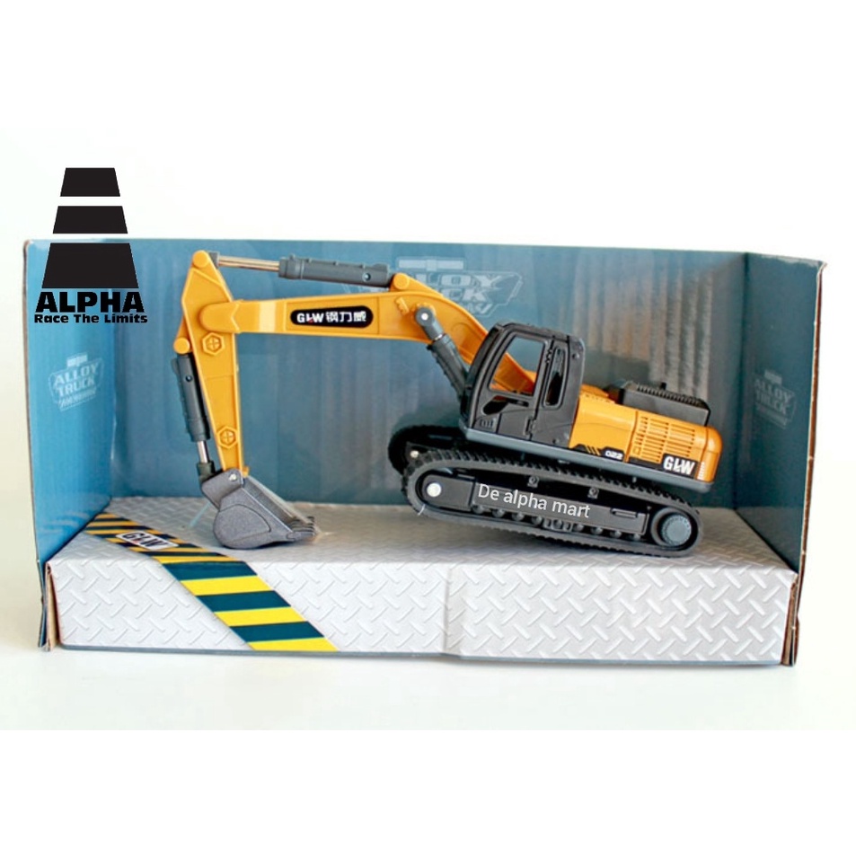 Update Istimewa  DIECAST EXCAVATOR GLW MODEL PREMIUM BAN KARET MINIATUR TRUK KERUK