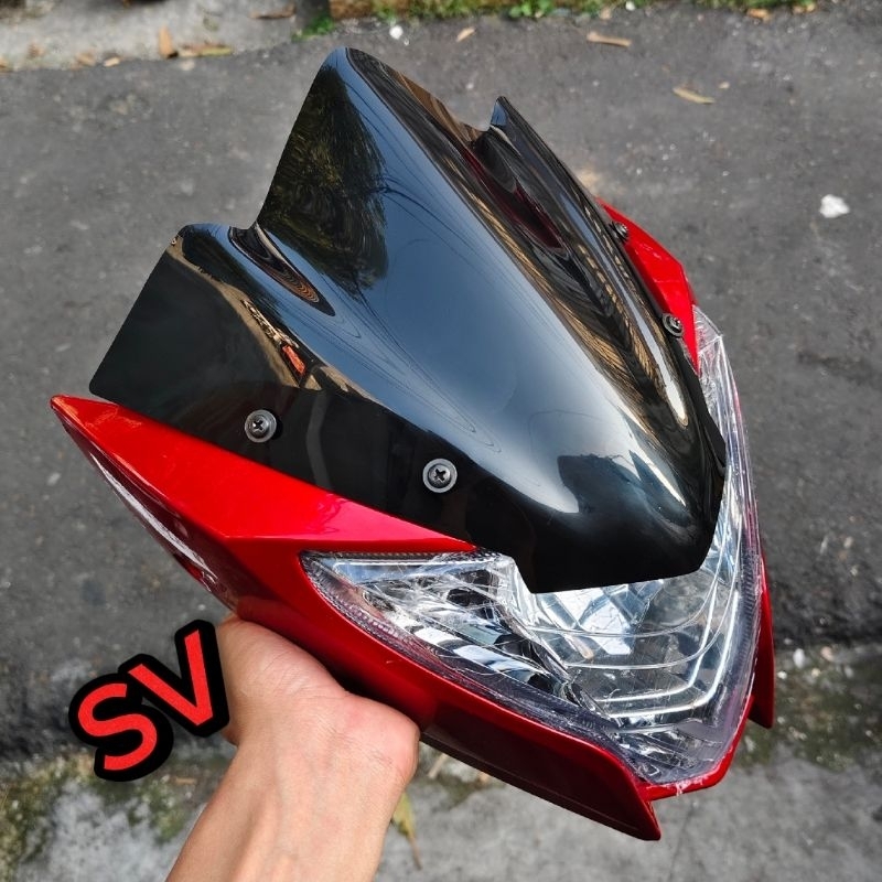 VISOR SATRIA FU FACELIFT MODEL TERBARU PLUS BAUT VARIASI