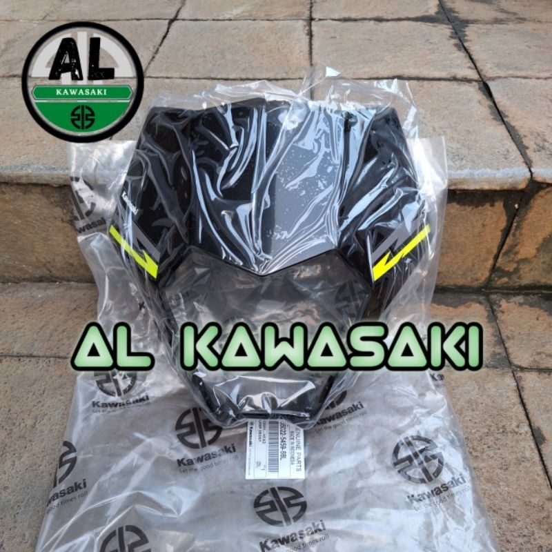 batok lampu reflektor klx 150 klx150 sm se 2023 hitam original