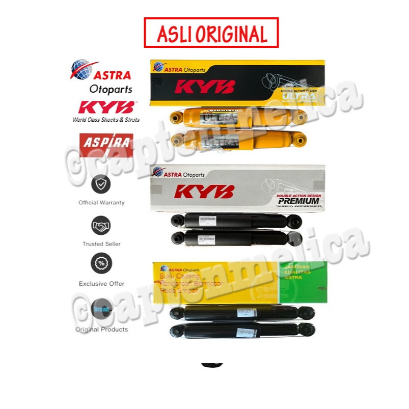 ORI KAYABA KYB ULTRA PREMIUM ASPIRA Shock Sok Sock Breaker Shockbreaker BELAKANG XENIA AVANZA RUSH T