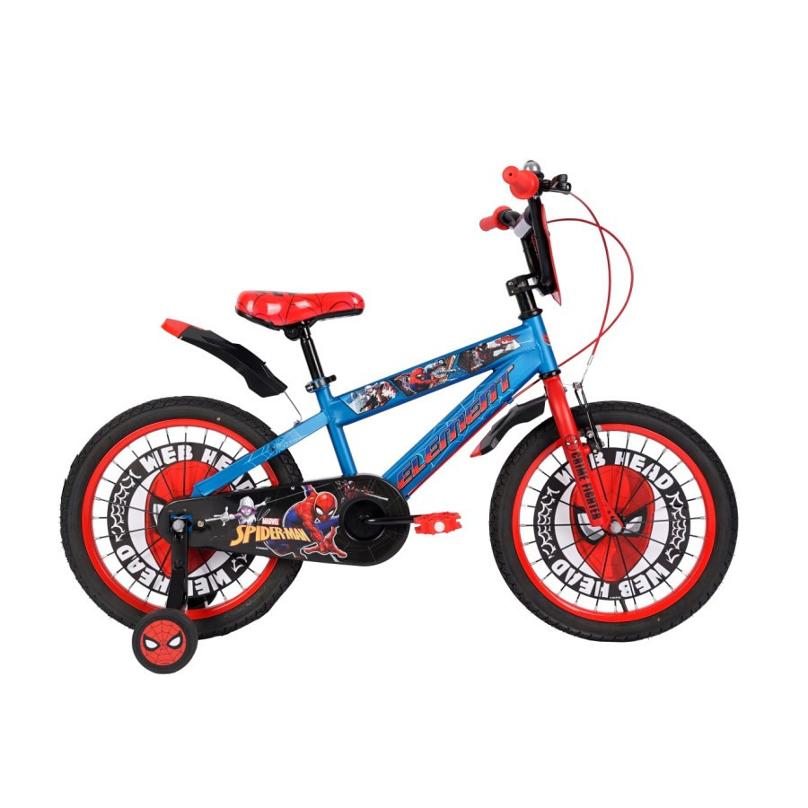 SEPEDA ANAK BMX ELEMENT 12 16 18 INCH SPIDERMAN 3.0 ANAK UMUR 2 3 4 5 6 7 8 TAHUN ASLI ORIGINAL LISE