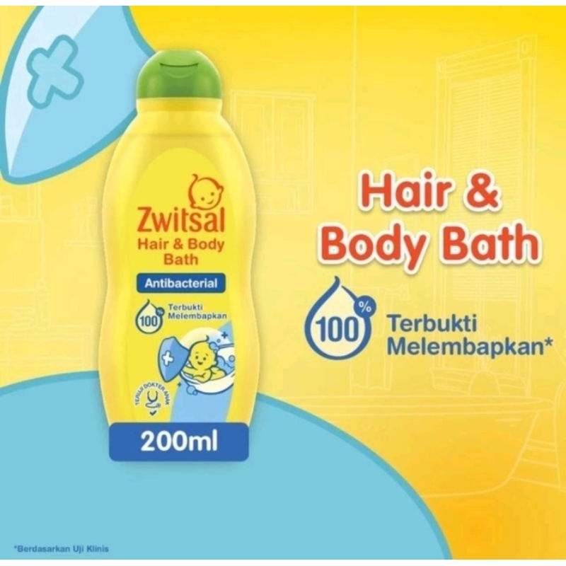 Zwitsal Baby Hair And Body Bath /Sabun+Shampoo Baby