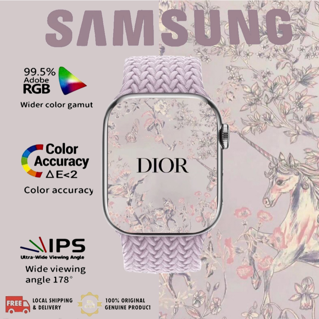 [⭐100%ORI ] Samsung Smartwatch i8 pro max smart watch  bluetooth Tahan air Jam Tangan Pintar wanita 