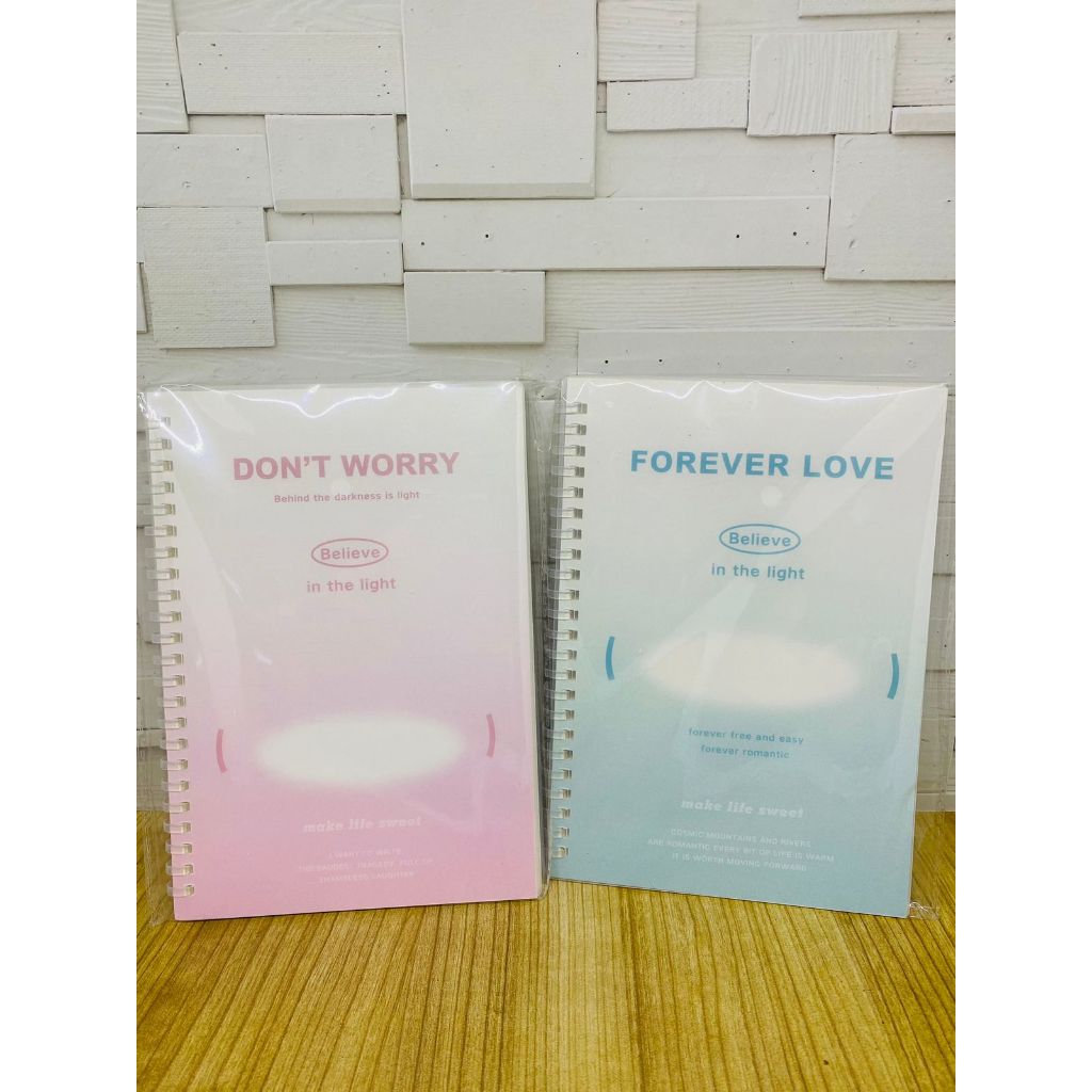 

Notes Spiral Depai Buku Agenda Diary Notebook Forever Love A5 NB-042 Polos Pastel Fancy