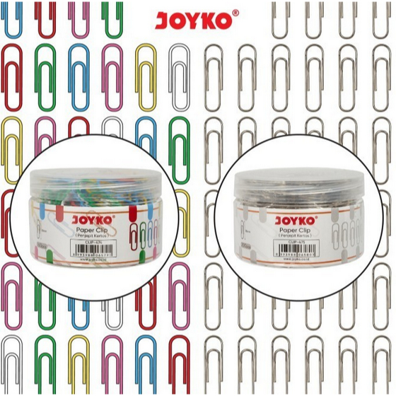 

Paper Clip Klip Penjepit Kertas Joyko Tube CLIP-474 ~ 475