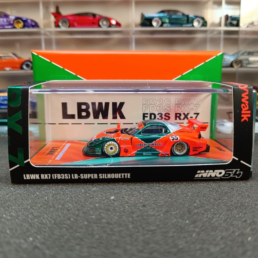 Inno64 Inno CHASE LB Super Silhouette Mazda RX-7 Malaysia Diecast Expo 2024 Exclusive