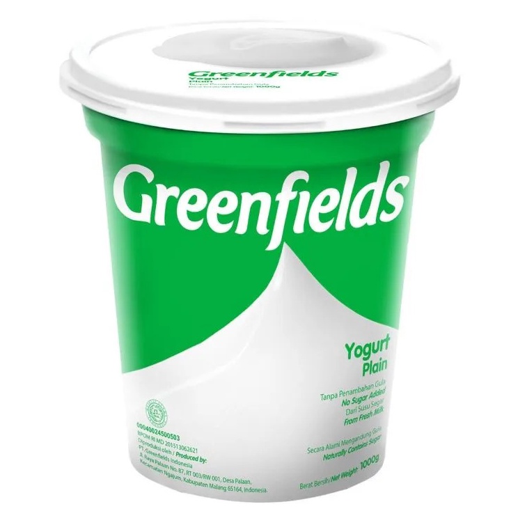 

PRODUK QMMLP Greenfields Yogurt Greenfield Plain 1L JWH