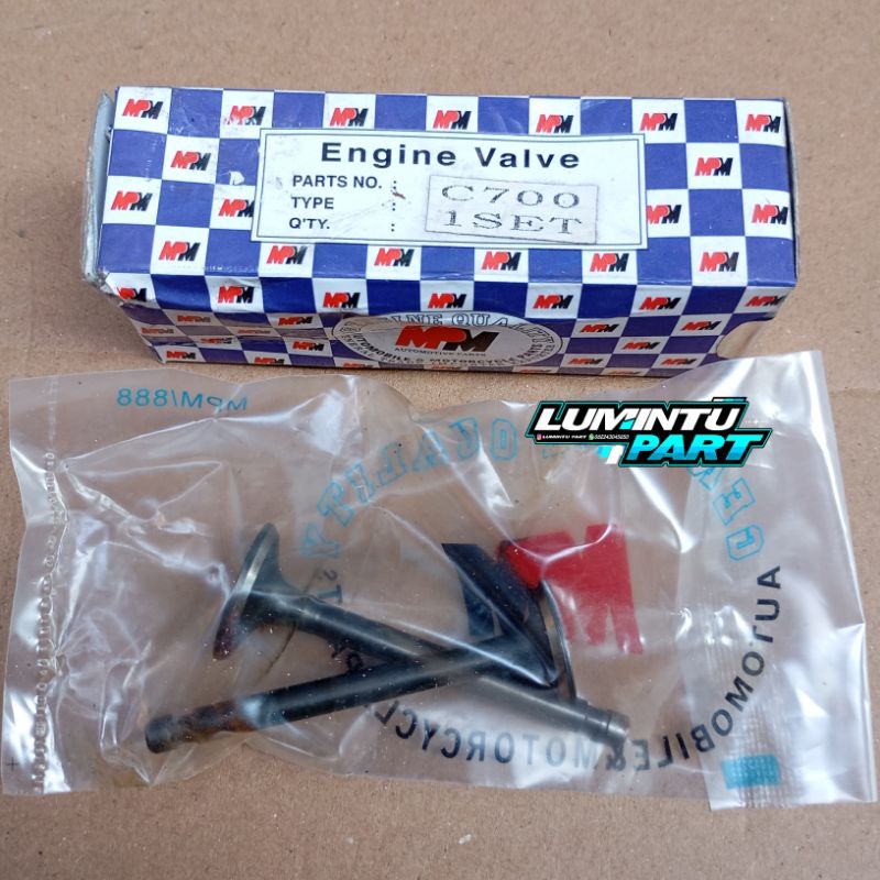 Klep in ex C700 C800 engine valve C700 C800 MPM klep Supercub C700 C800