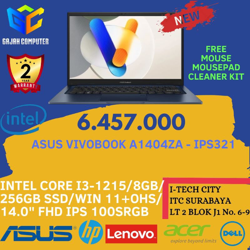 ASUS VIVOBOOK A1404ZA - IPS321