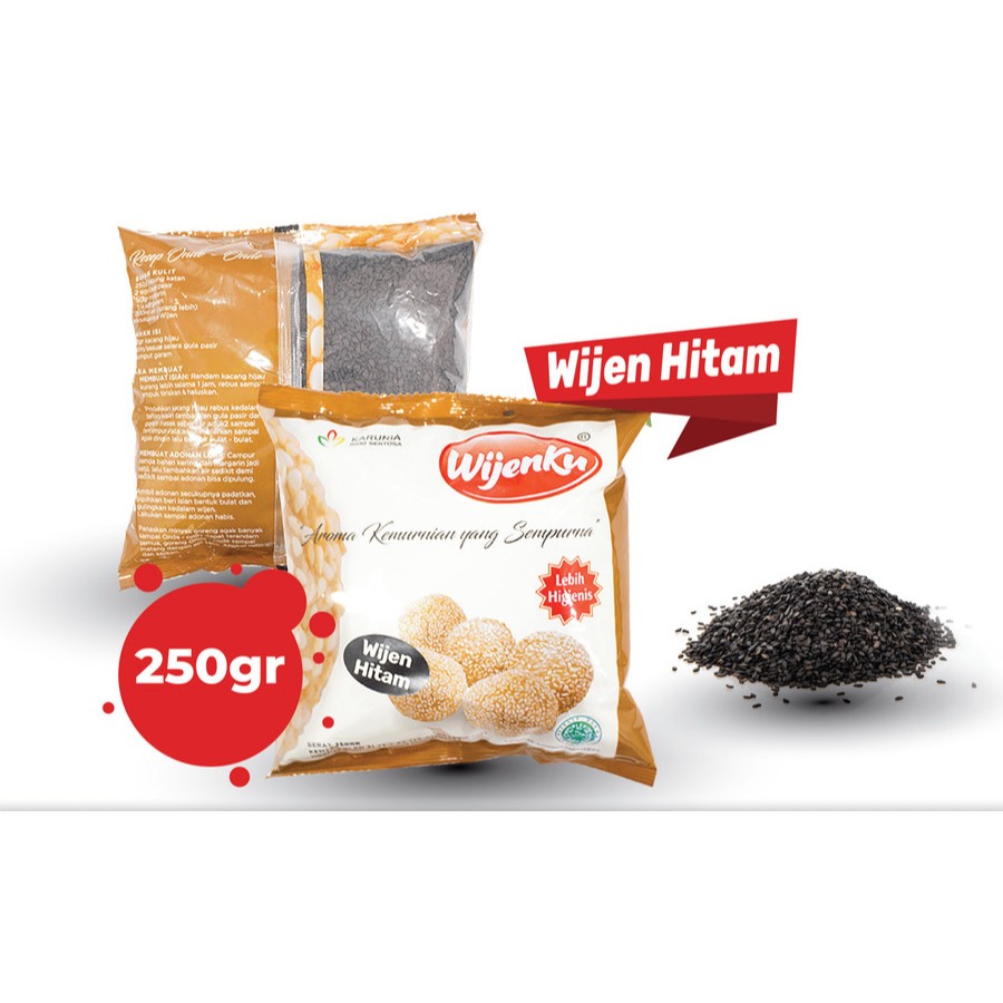 

Wijen Hitam WIJENKU Black Sesame Seeds 250 gr