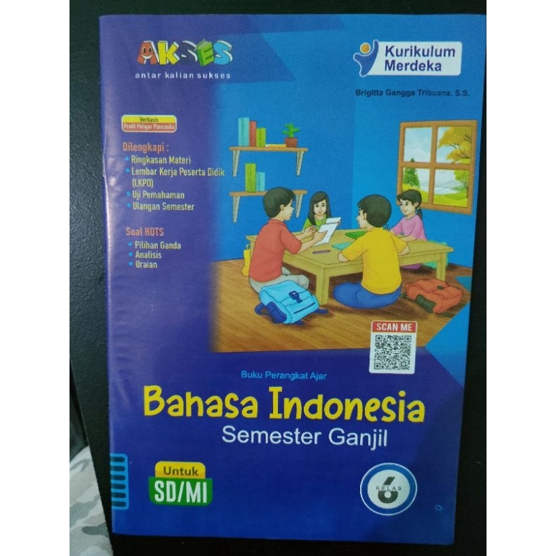 Lks Akses Bahasa Indonesia KurMer kelas 6 semster 1
