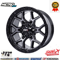VELG RACING HSR MIGAI FF2133 RING 17 COCOK BUAT MOBIL PAJERO FORTUNES HILUX