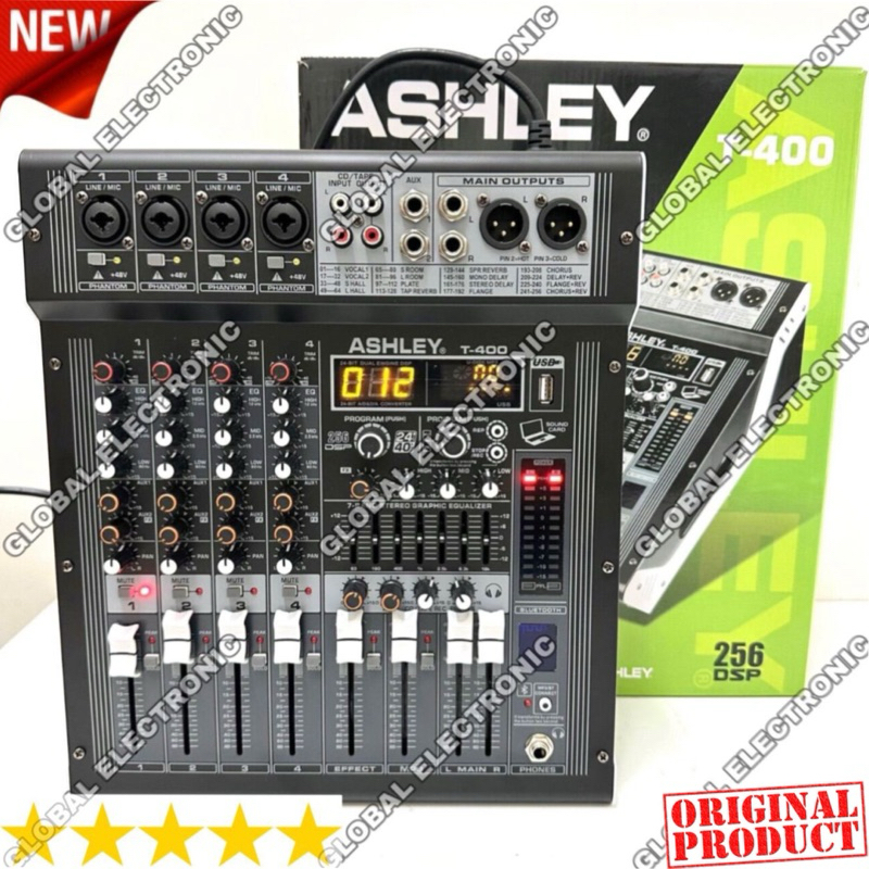 Power Mixer Ashley T400 , M 6000 , CR 6000 Original 4 Channel m6000