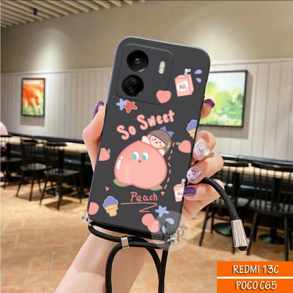 Softcase + Tali REDMI 13C POCO C65 Case REDMI 13C POCO C65 [UV07]
