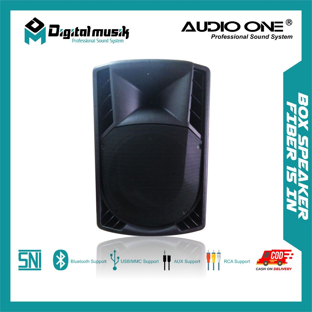 Box Speaker 15 Inch Harga (1BOX) Fiber Model 15-14 Model Huper Kualitas Import | DIGITAL MUSIK